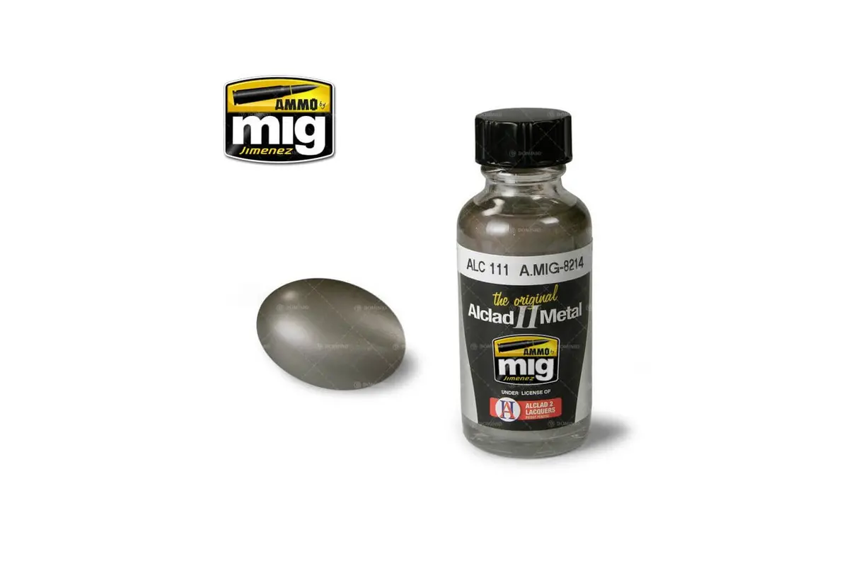 Ammo8214  Mig Magnesium Alclad Metallic Paint Alc111, 30Ml 1