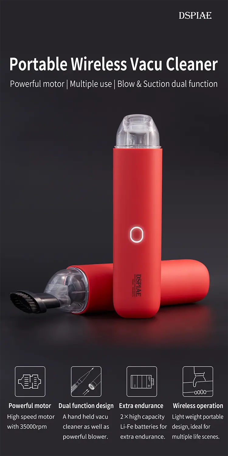 Dspiae Portable Handheld Vacuum Cleaner 1