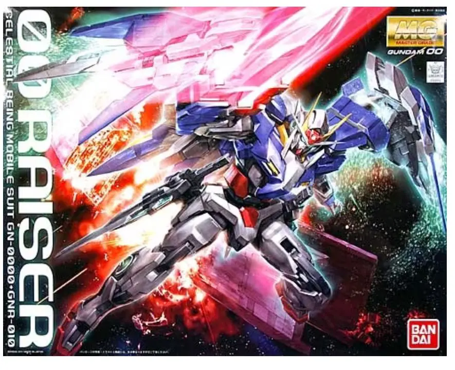 Bandai Mg 1/100 00 Celestial Being Mobile Suit Gn-0000+Gnr-010 Raiser "Gundam 00" 1