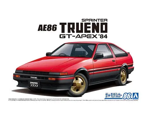 Aoshima 1/24 Toyota Ae86 Sprinter Trueno Gt-Apex 84 1