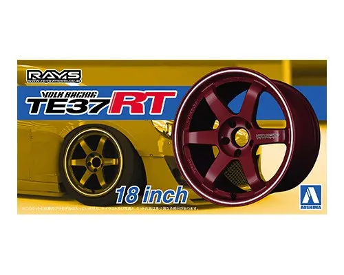 Aoshima 1/24 Volk Racing Te37rt 18Inch 1