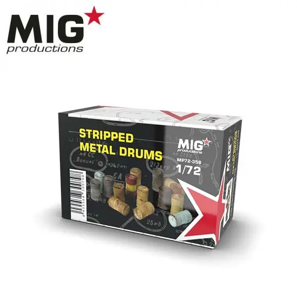 Mig 1/72 Stripped Metal Drums 1