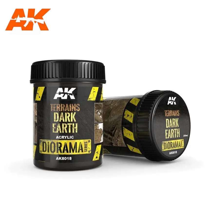 Ak Interactive Terrains Dark Earth - 250Ml (Acrylic) 1