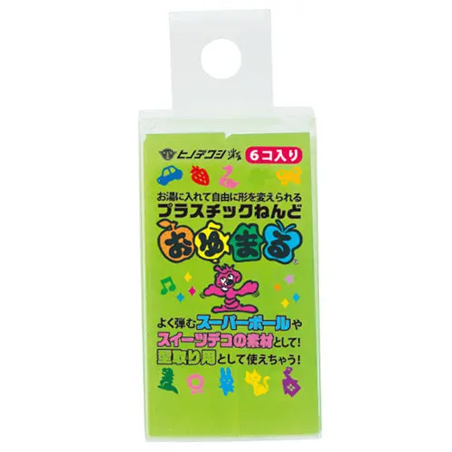 Oyumaru Reusable Modelling Compound - Green, 6 Pieces 1