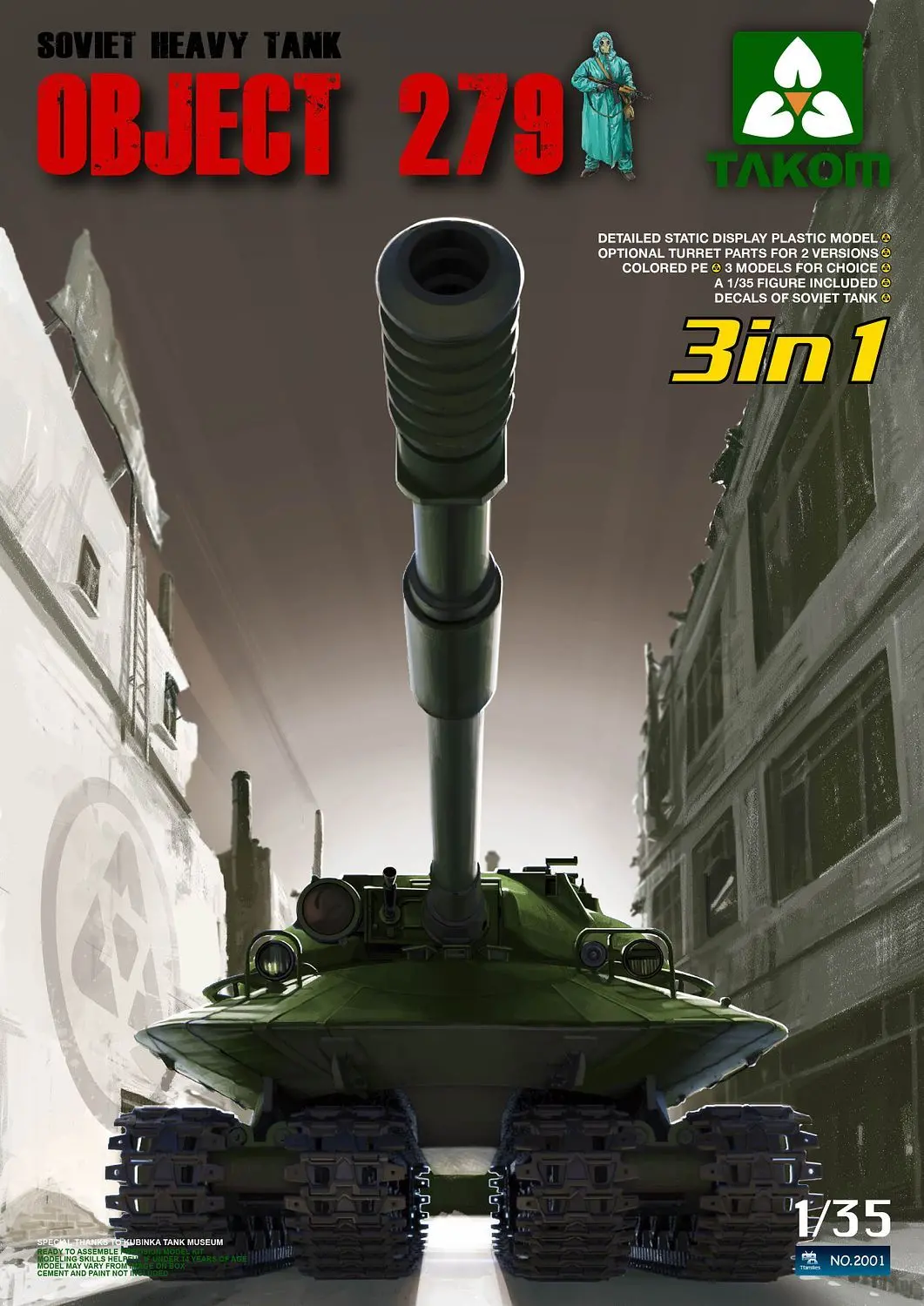 Takom 1/35 Soviet Heavy Tank Object 279 (3 In 1) 1