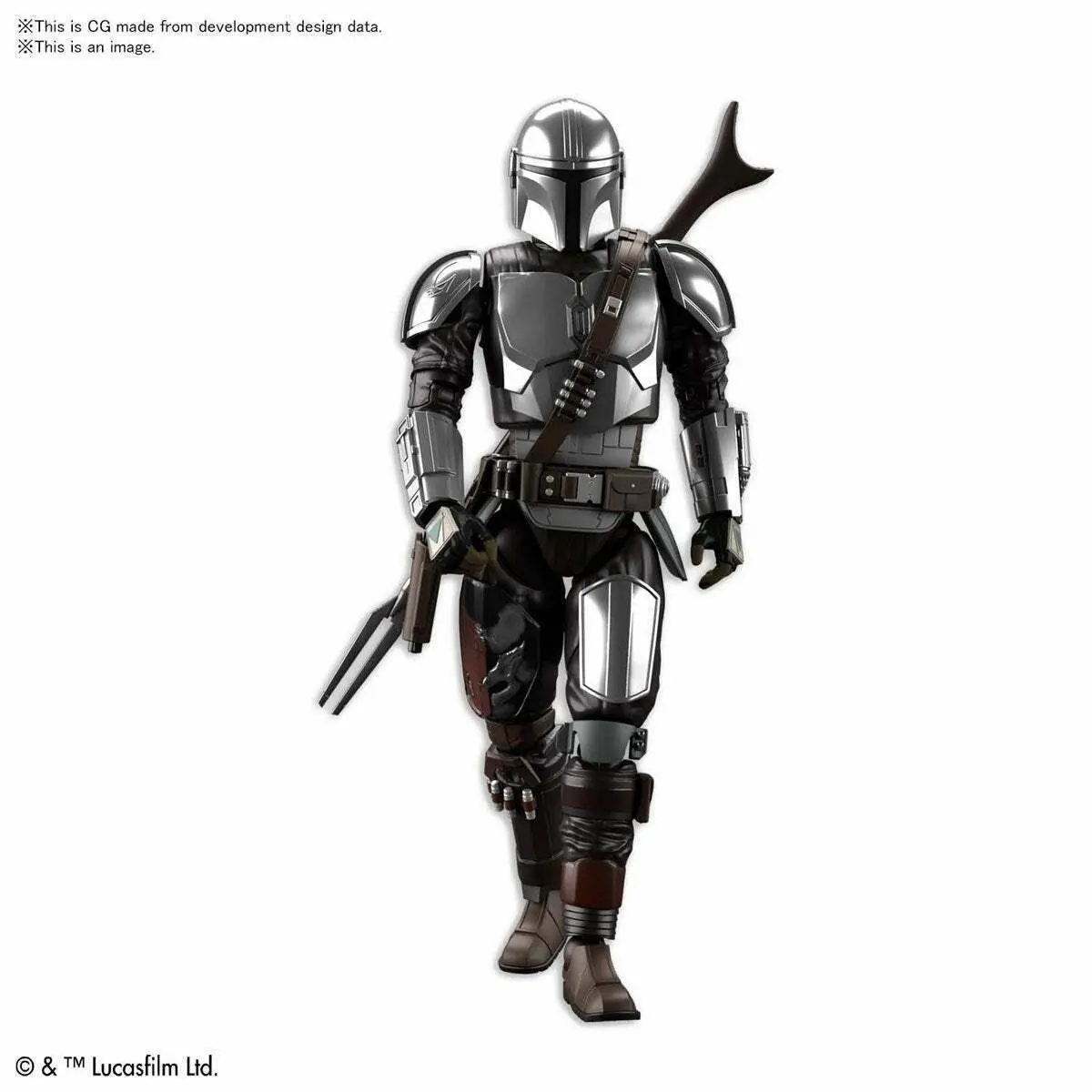 Bandai 1/12 The Mandalorian (Beskar Armor) Silver Coating Ver. 1