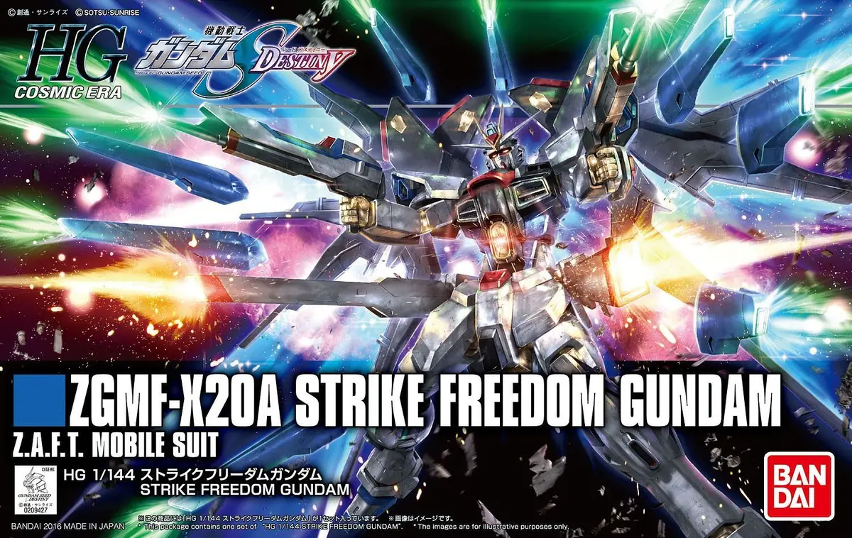Bandai Hgce #201 1/144 Strike Freedom Gundam 'Gundam Seed Destiny' 1