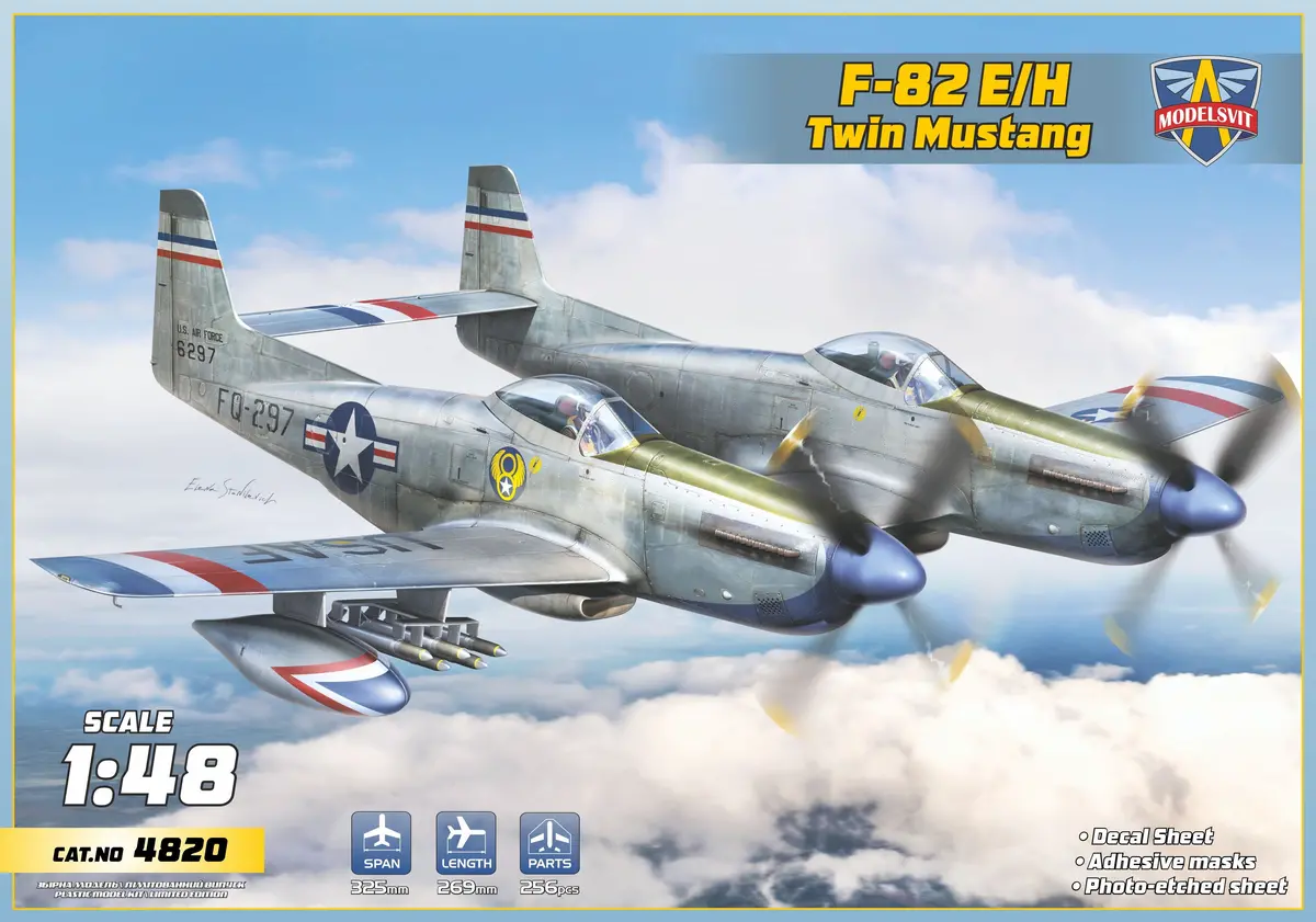 Modelsvit 1/48 F-82 E/H Twin Mustang 1