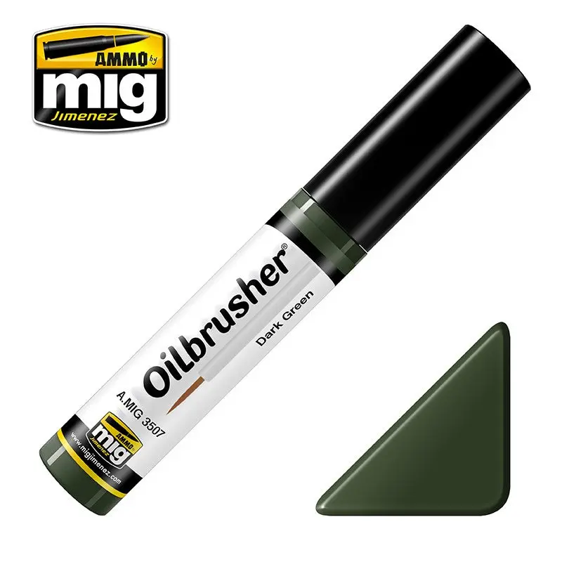 Ammo Mig Oilbrusher - Dark Green 1