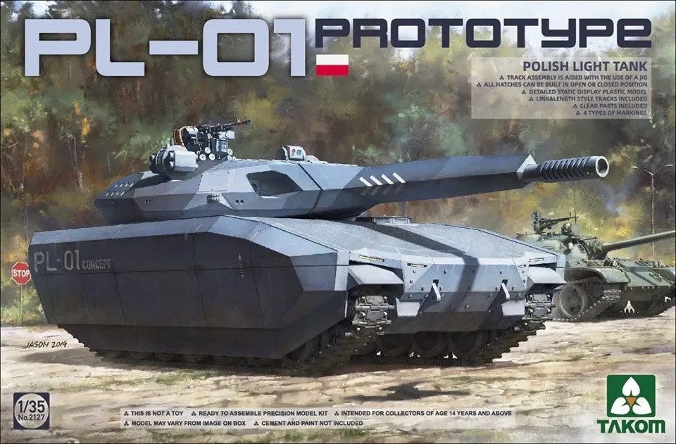 Takom 1/35 Polish Pl-01 Prototype Light Tank 1