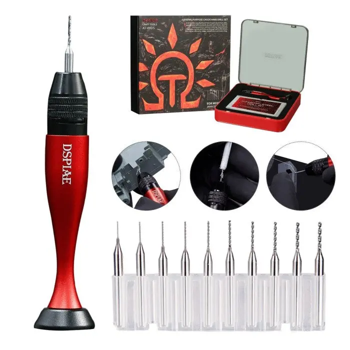 Dspiae General Purpose Chuck Hand Drill Set 1