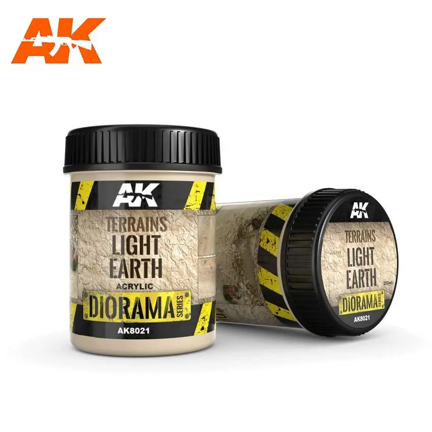 Ak Interactive Terrains Light Earth - 250Ml (Acrylic) 1