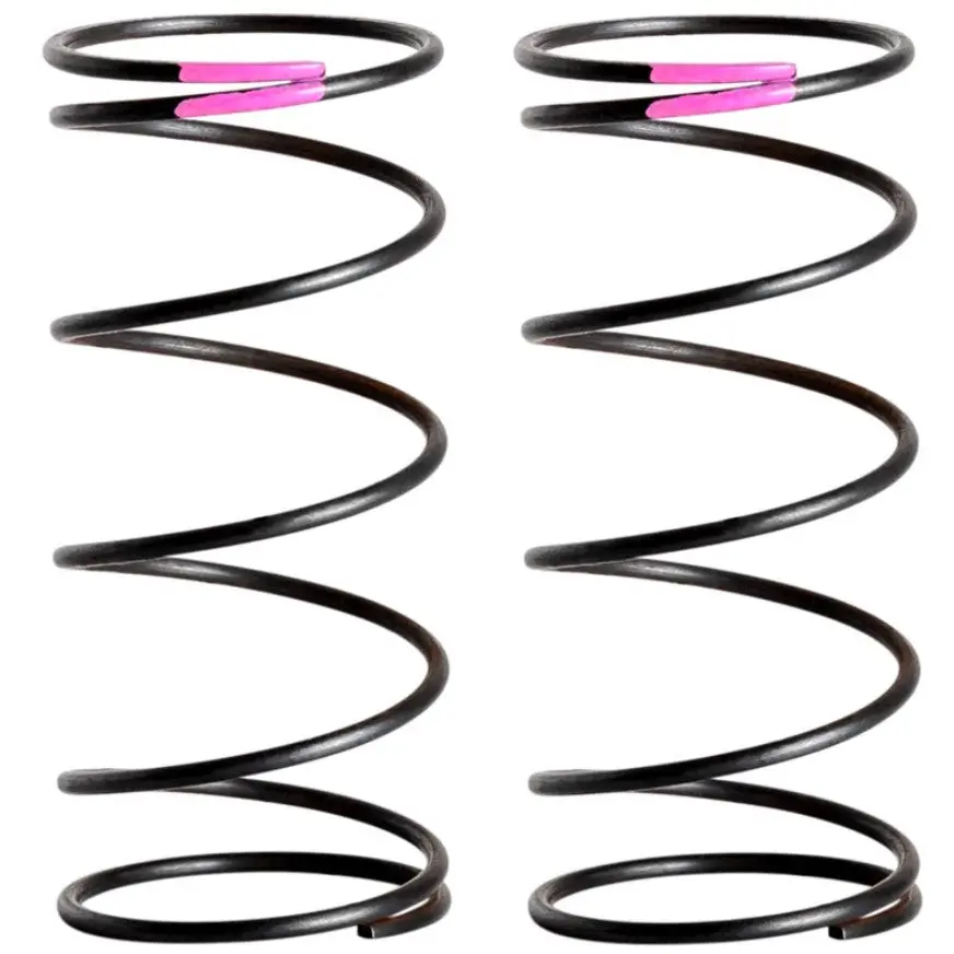 X-Gear 13Mm Buggy Front Springs, 3-X Hard / Pink 1