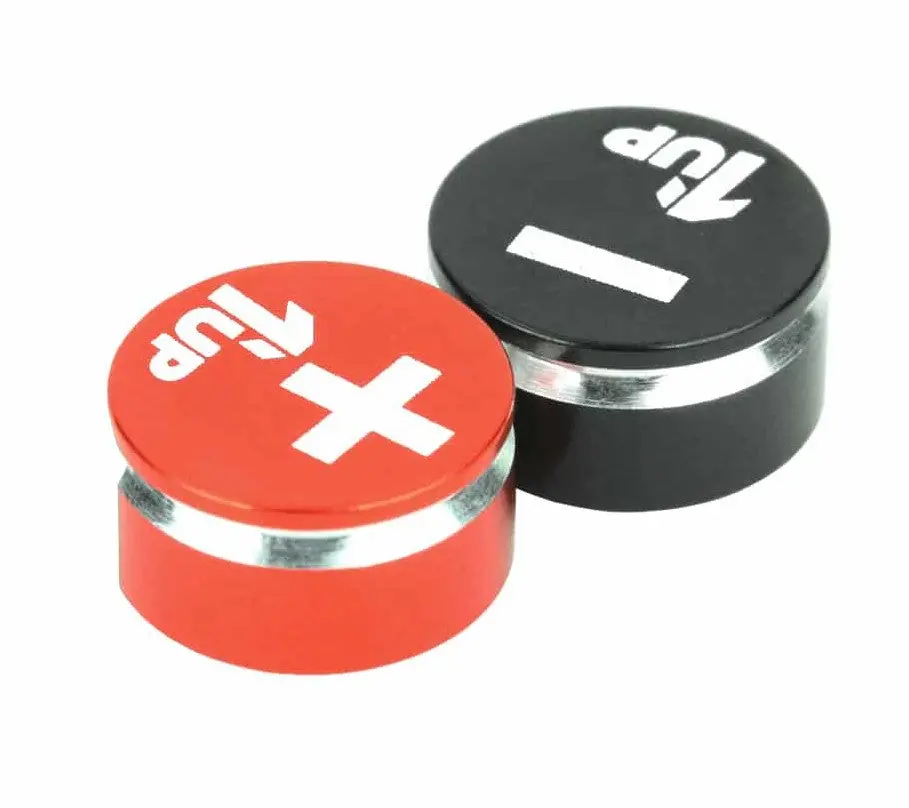 Lowpro Bullet Plug Grips, Red/Black 1