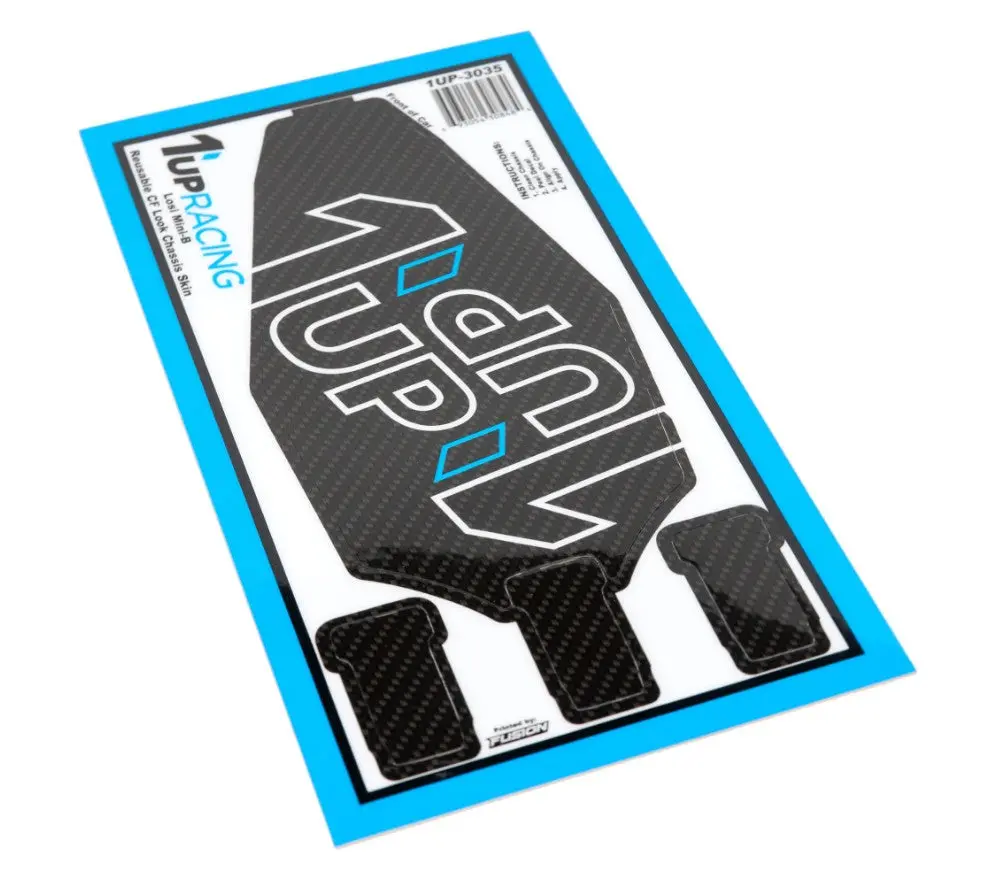 Reusable Cf Look Chassis Skin, Xray Xb2'25 1