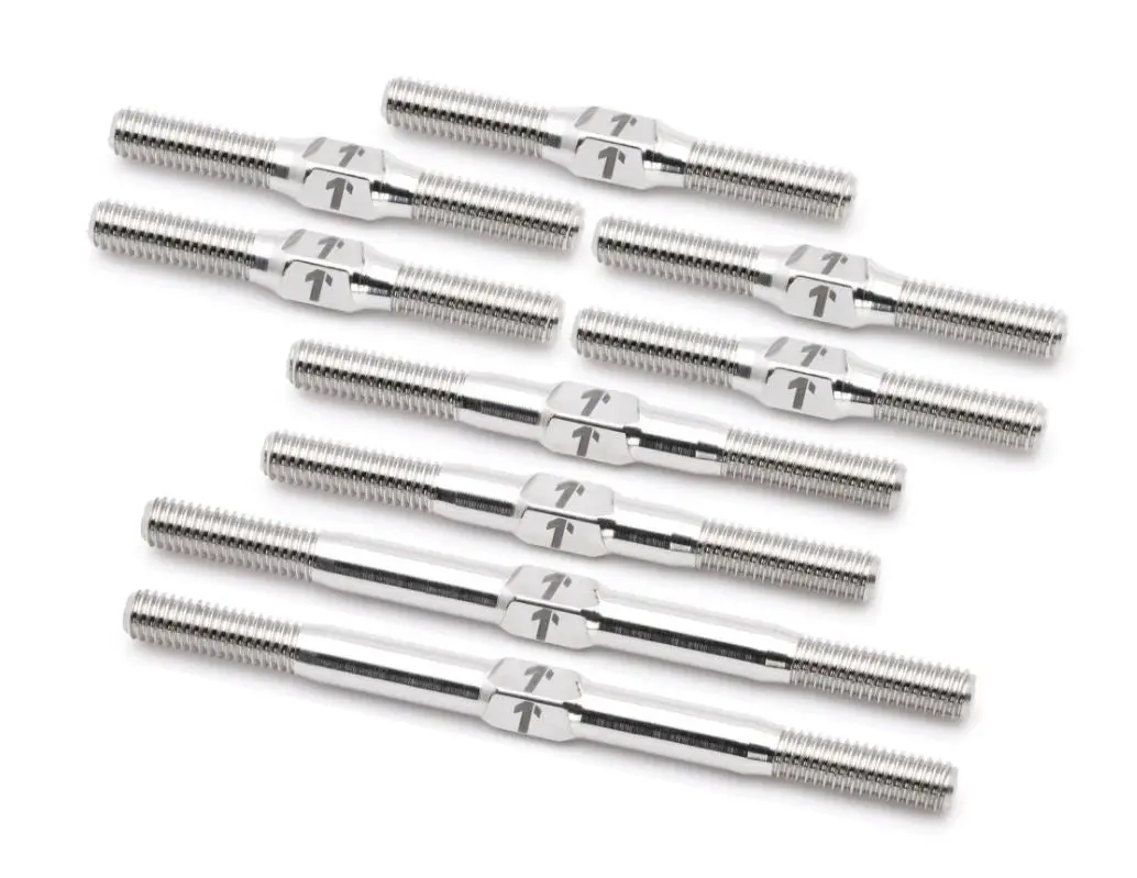 Pro Duty Titanium Turnbuckles For Associated Tc8, Polished 1