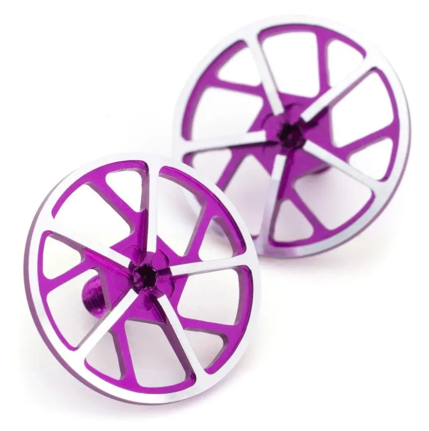 Tenfold Super Light Aluminum Wing Screws (2), Purple 1