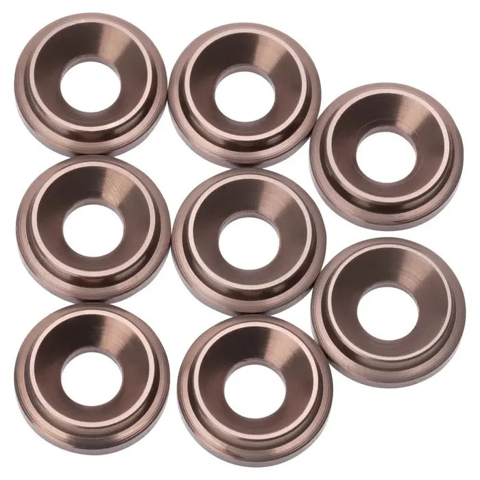 Aluminum Countersunk Washers, M3 (8), Gunmetal 1