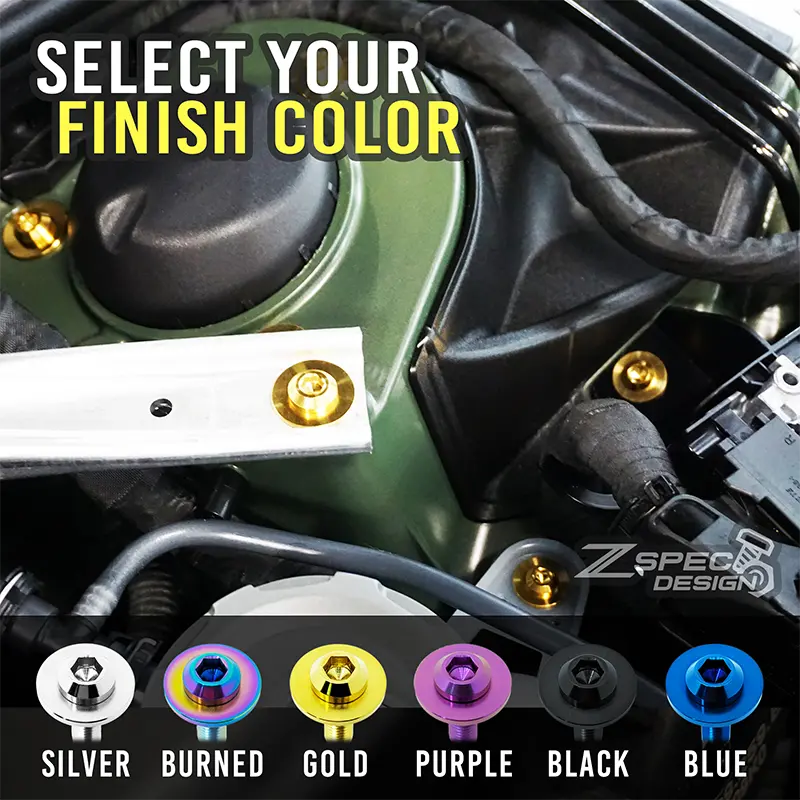 Zspec Stage-1 Fastener Kit For The Tundra Xk50, Grade-5 Titanium 2