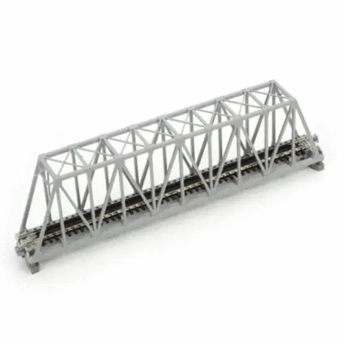 Kato 20-432 N Scale 248Mm (9 3/4") Single Track Truss Bridge, Gray 1