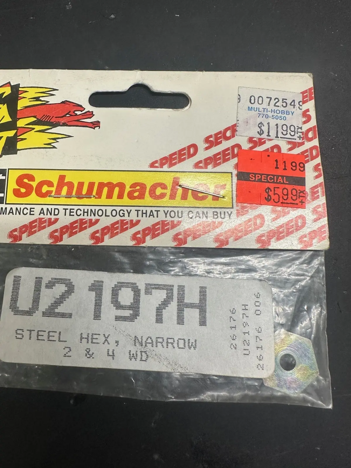 U2197h Schumacher Steel Hex, Narrow 2 & 4 Wd 1