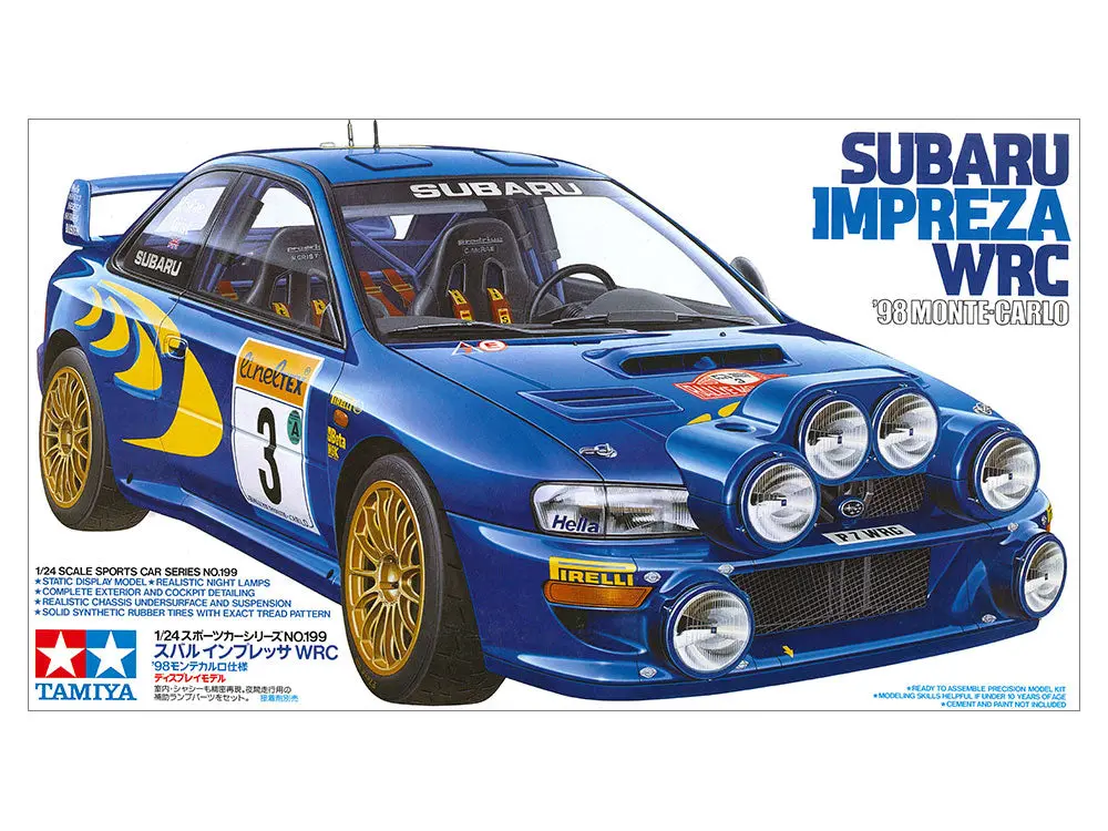 Tamiya 1/24 Subaru Impreza Wrc 1