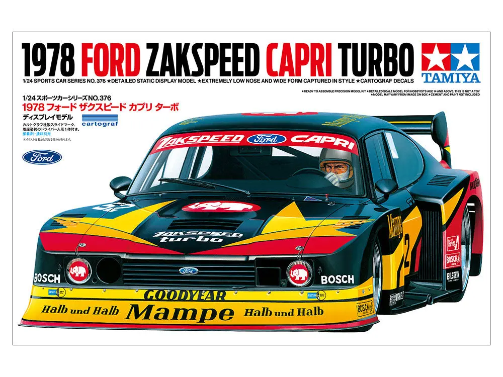 Tamiya 1/24 1978 Ford Zakspeed Capri Turbo 1