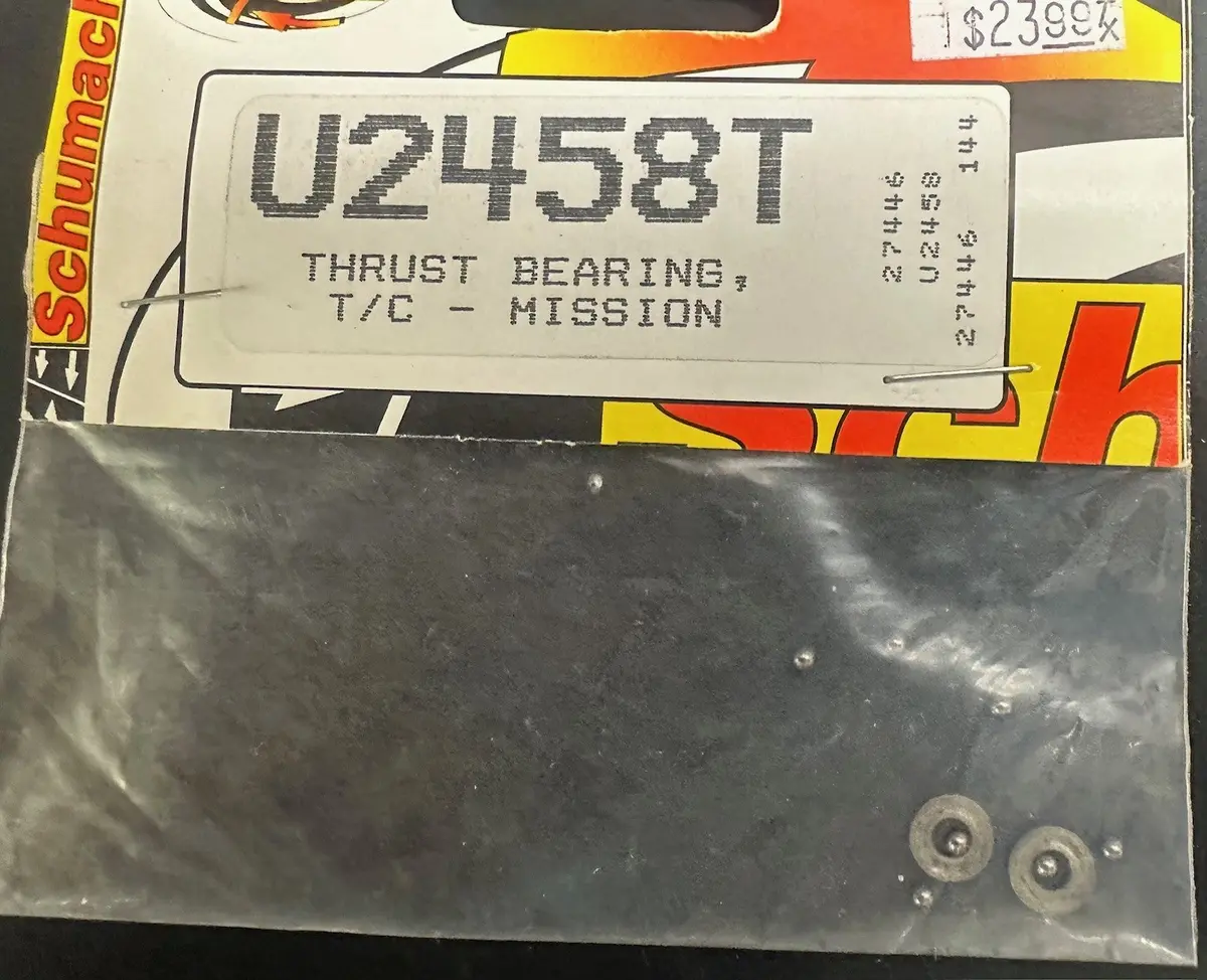 U2458t Schumacher Thrust Bearing, T/C - Mission 1