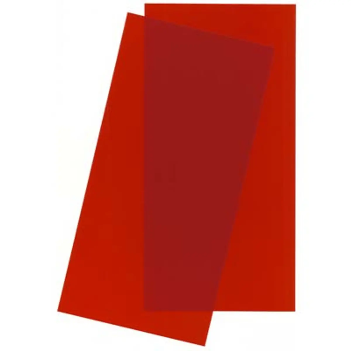 Styrene Transparent Red Sheet .010X6x12 (2) Evergreen Scale Models 1