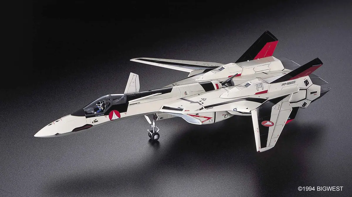 Hasegawa 1/72 Macross Plus Yf-19 Advanced Variable Fighter Scale Model Kit 1