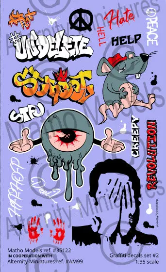 Matho Graffiti Decals Set 2 1