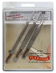Super Micro Tip Tweezer Set (3/Pk) 1