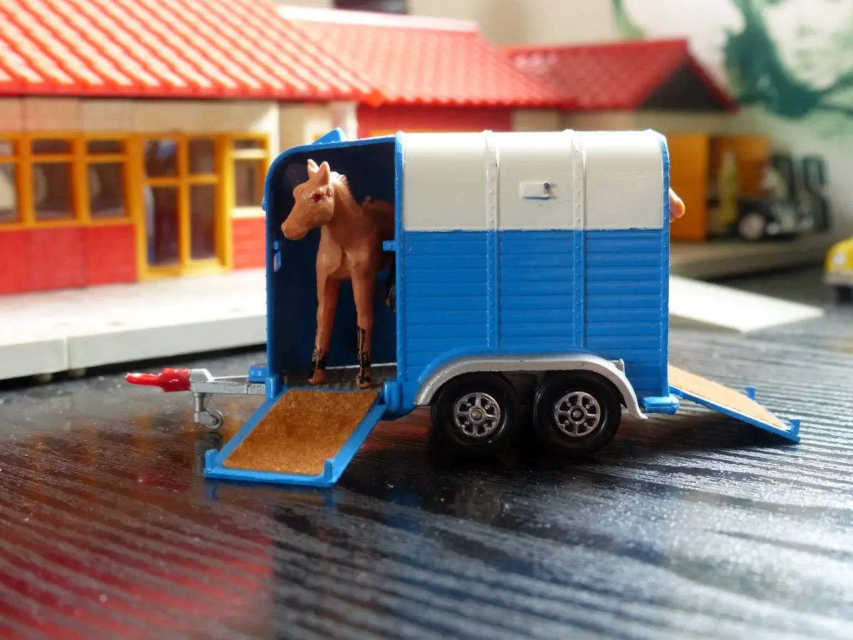 112 Rice Double Horse Box With Whizzwheels 2