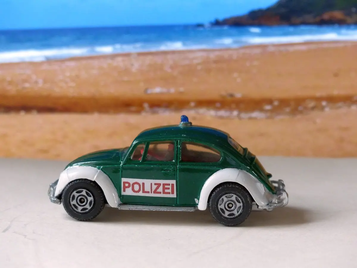 373 Vw1200 European Police Car 1