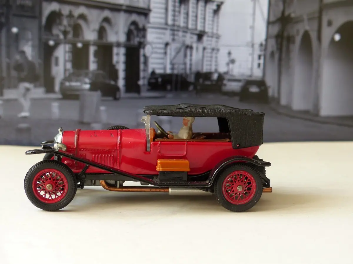9002 Bentley 3 Litre 1927 Model With Original Box 1