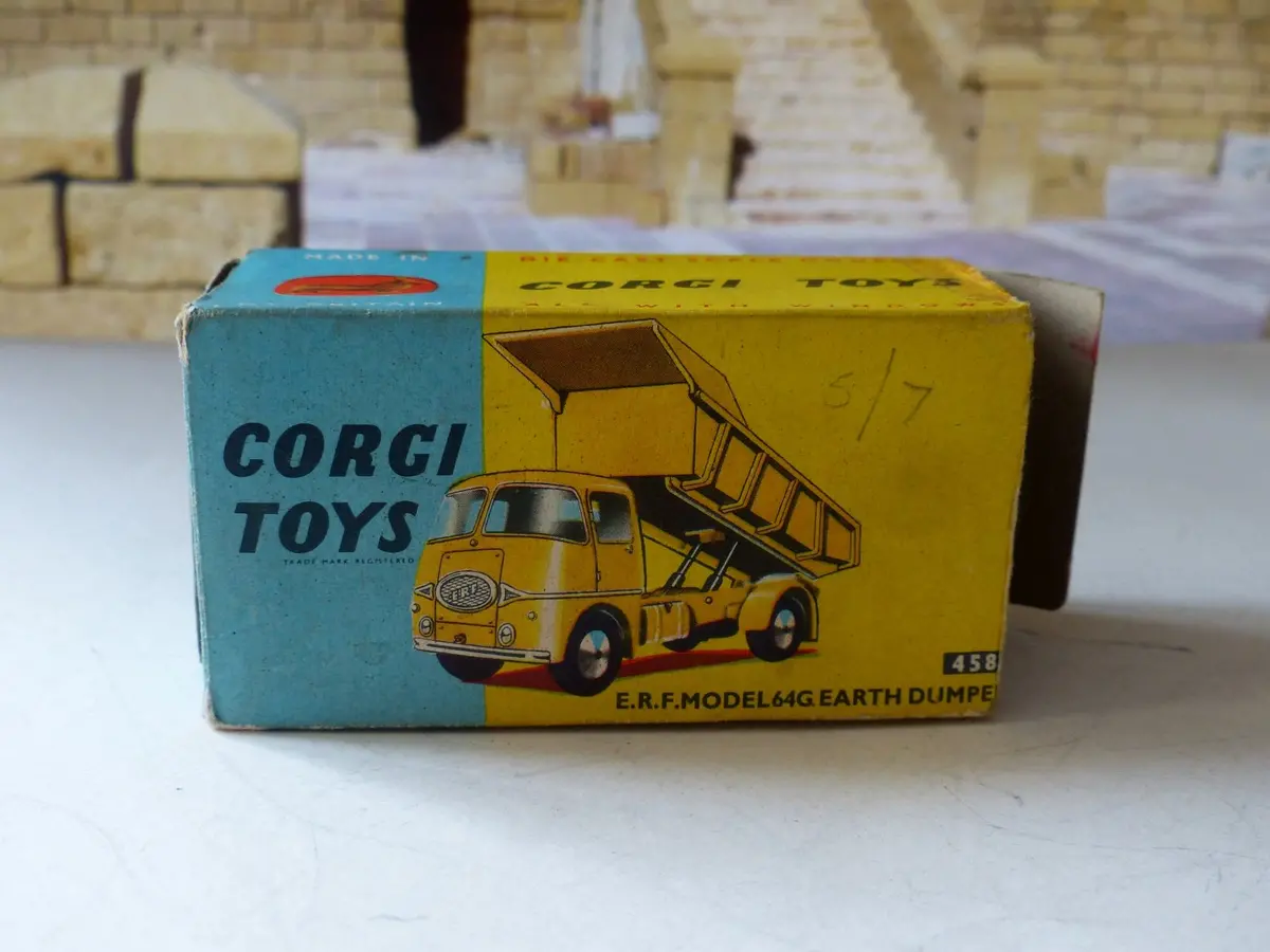 458 Erf Earth Dumper Truck With Original Box 1