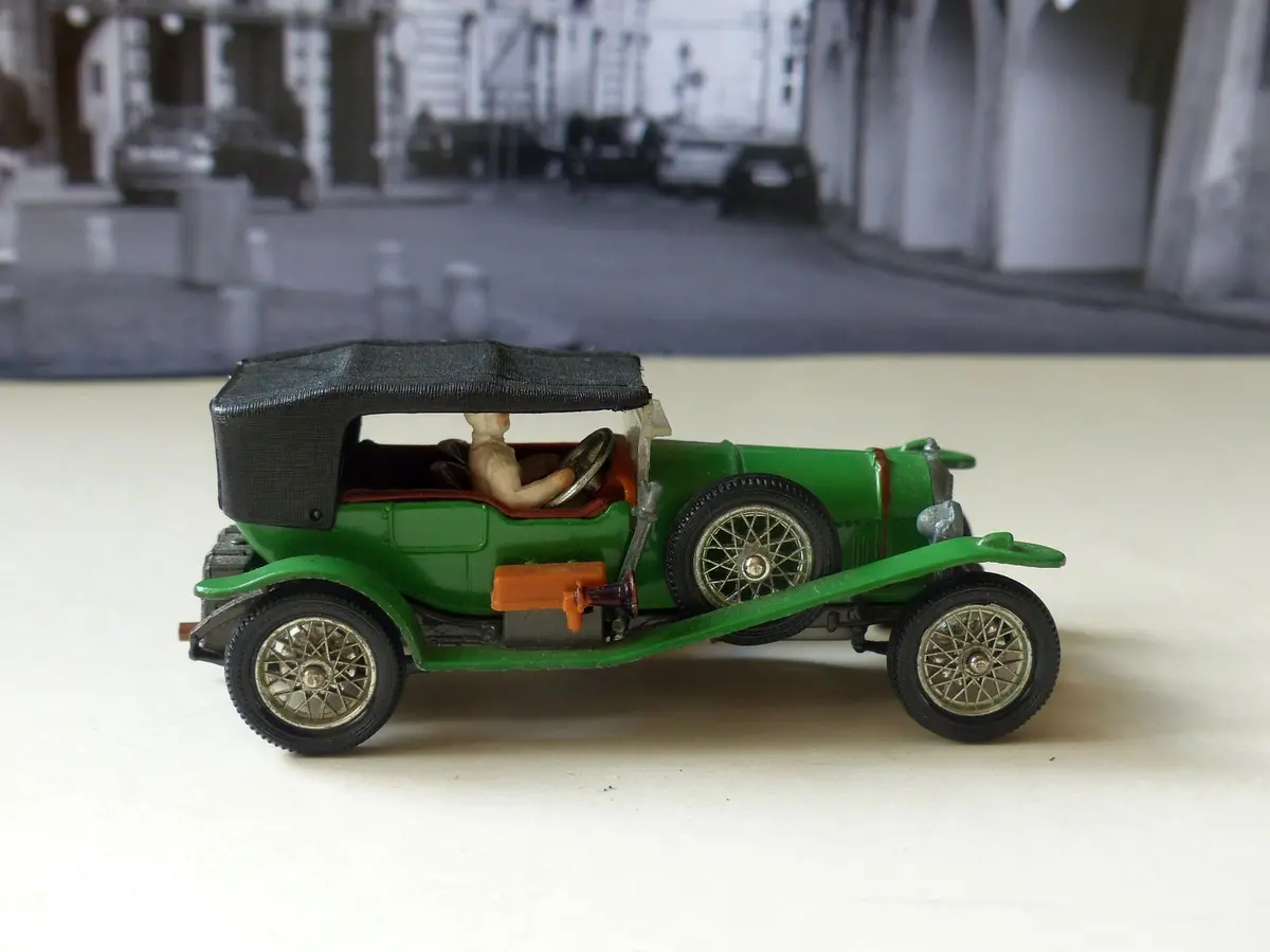 9001 Bentley 3 Litre 1927 Le Mans With Original Box 1