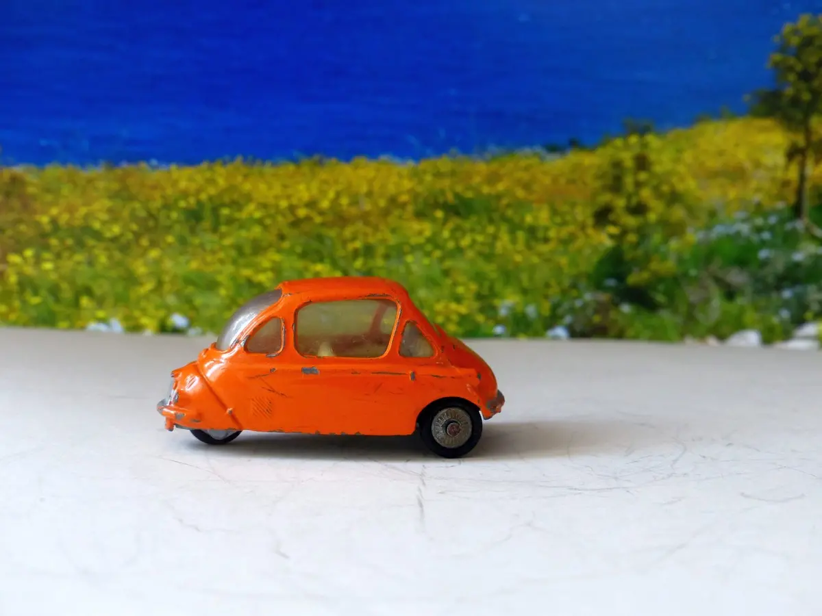 233 Heinkel Trojan Economy Car Orange 1