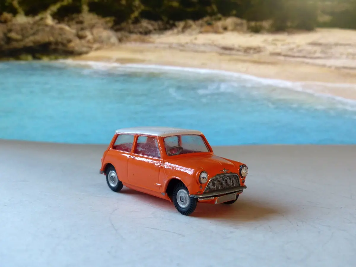 227 Morris Mini-Cooper In Orange With Red Interior (Rebuilt) 1