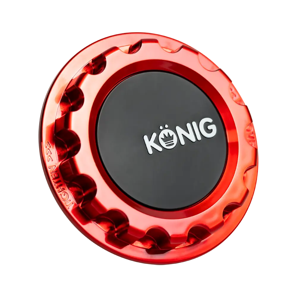 Red Anodized Gear Center Cap 1