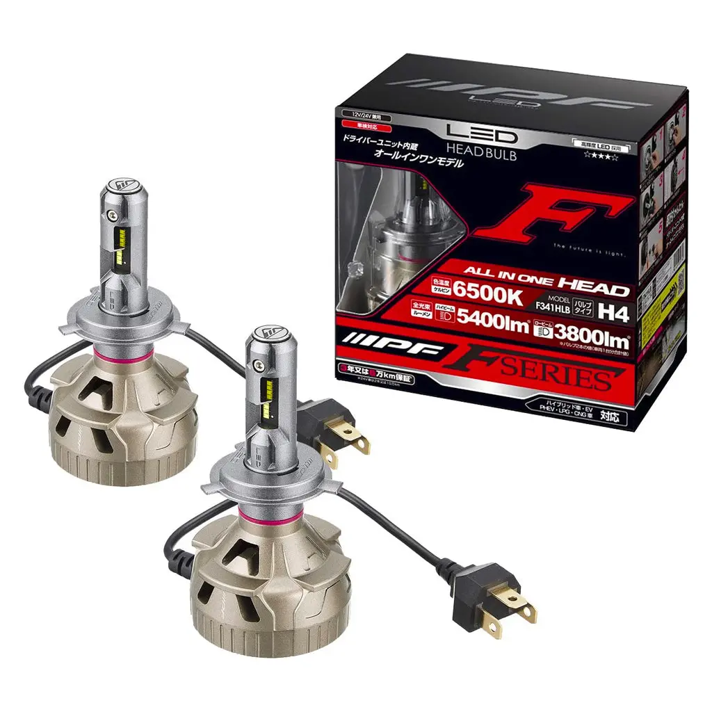 Ipf Led H4 Head Lamp Bulbs 1
