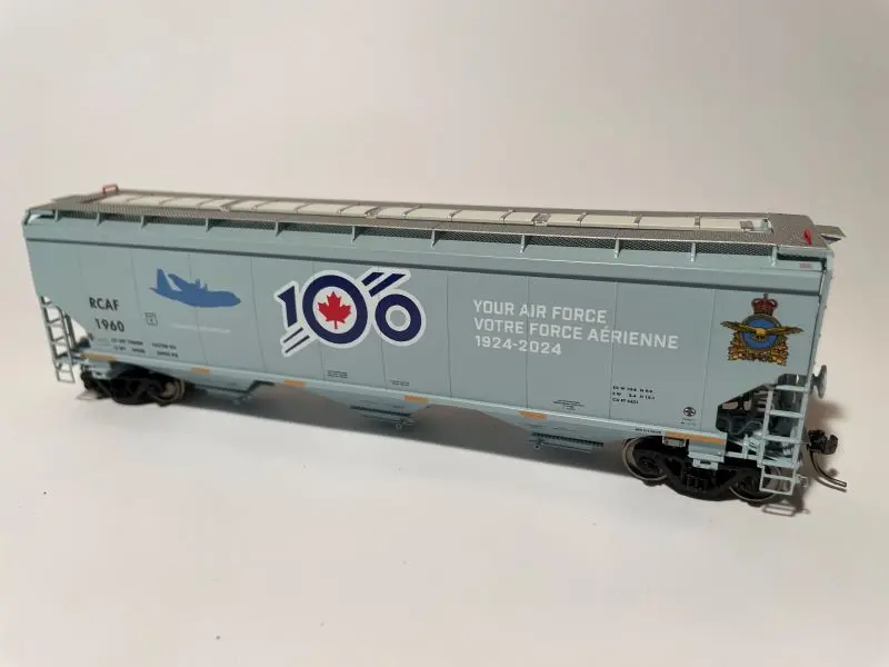 1960 Lockheed Cc-130 Hercules North American Railcar - Ho Scale - Rcaf 100Th Anniversary Cars (Single) 1