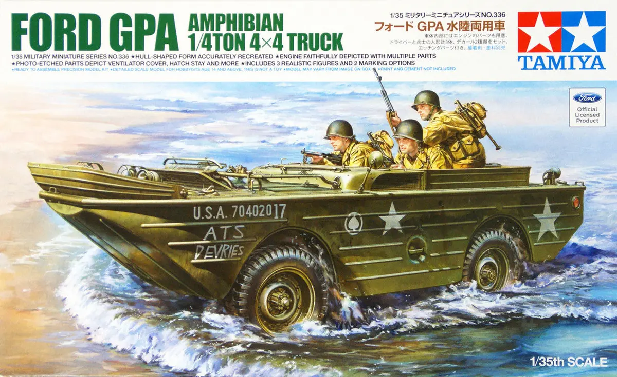 Tamiya  1/35  Ford Gpa Amphibian 1/4Ton 4X4 Truck 1