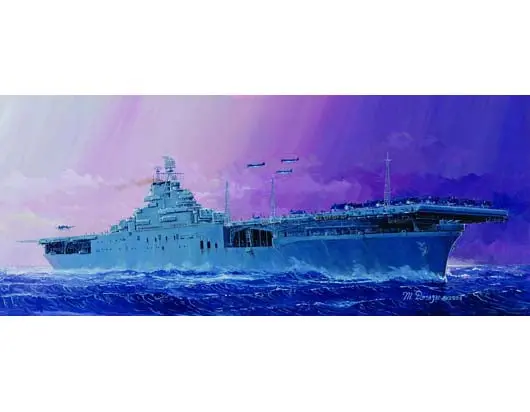 Trumpeter 5728 1/700 Uss Essex Cv-9 Carrier 1