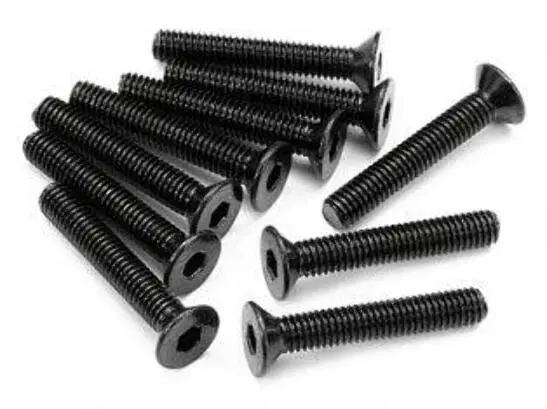 Hpi Flat Head Screw M3x18mm Hex Socket Hellfire (10) 1