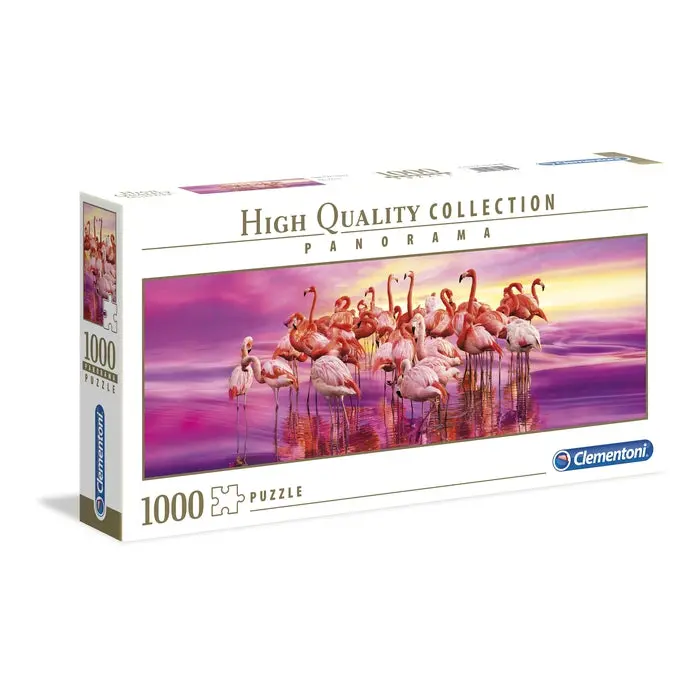 Clementoni 1000Pc - Panorama - Flamingo Dance 1