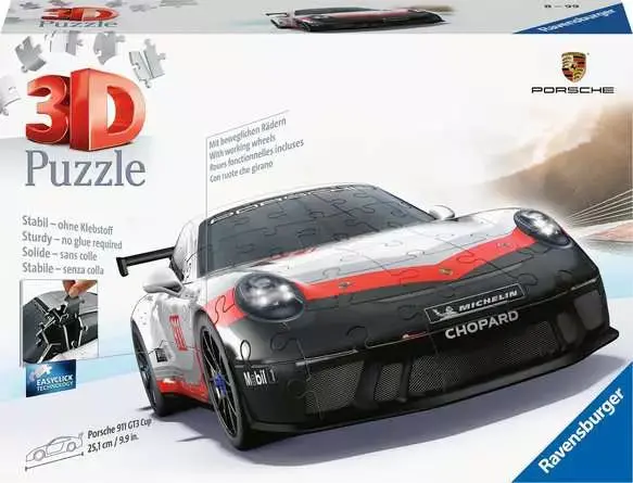 Ravensburger 108Pc 3D - Porsche 911 Gt3 Cup 1