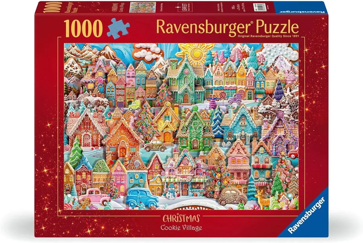 Ravensburger Christmas Cookie Village - 1000Pcs 1