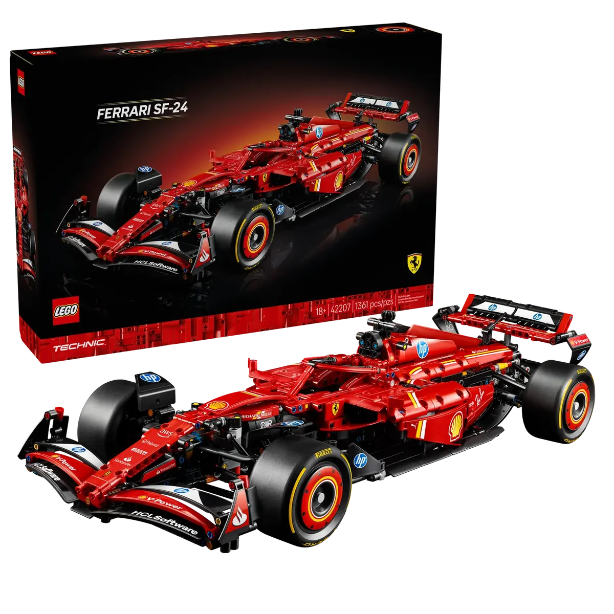 Lego 42207 Ferrari Sf-24 F1 Car 1