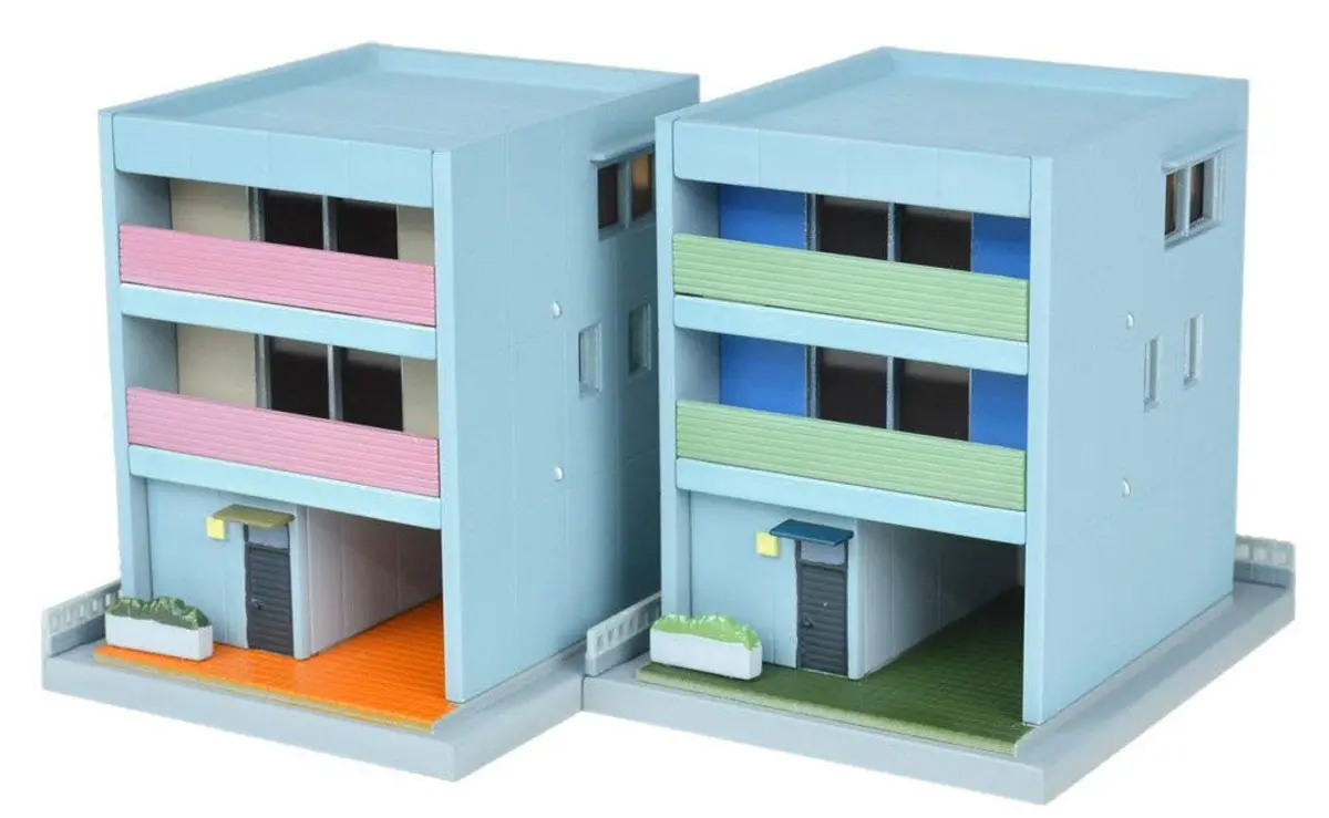 Tomytec (Building 080-3) House D3 (Contemporary Town Houses) (N Scale) 1